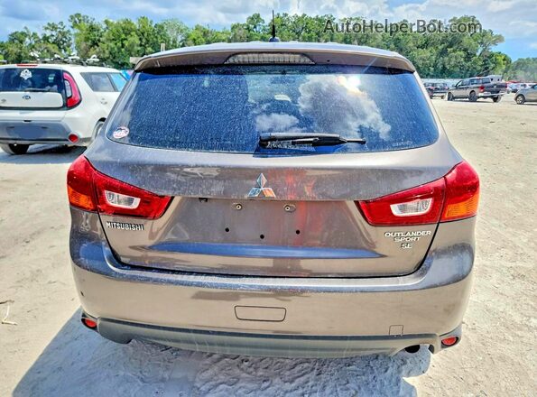 JA4AR3AW4GZ044100 2016 MITSUBISHI OUTLANDER Gray Вид ззаду