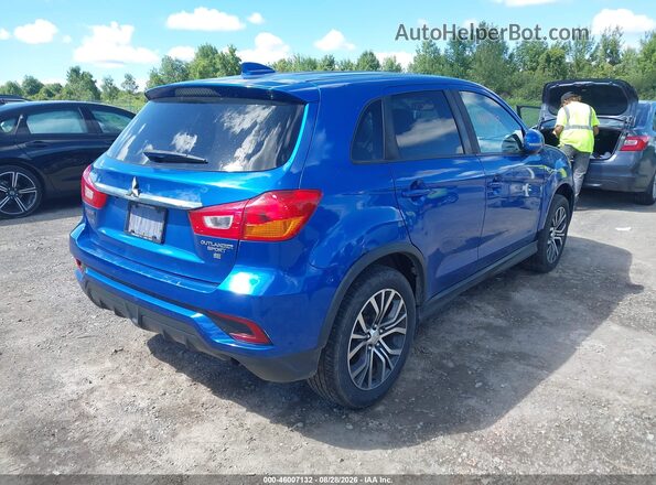 JA4AR3AW5JZ009511 2018 MITSUBISHI OUTLANDER SPORT Blue უკანა მარჯვენა