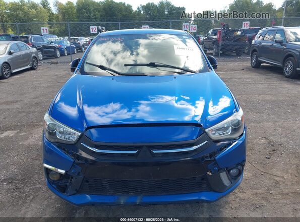 JA4AR3AW5JZ009511 2018 MITSUBISHI OUTLANDER SPORT Blue ხელსაწყოთა პანელის ხედი