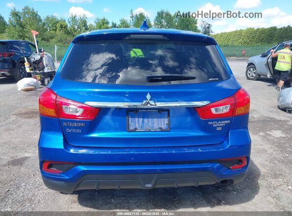 JA4AR3AW5JZ009511 2018 MITSUBISHI OUTLANDER SPORT Blue 
