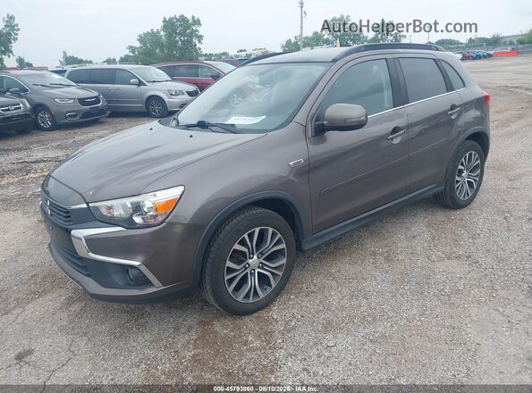 JA4AR4AW0HZ028516 2017 MITSUBISHI OUTLANDER SPORT Коричневый Передняя левая четверть