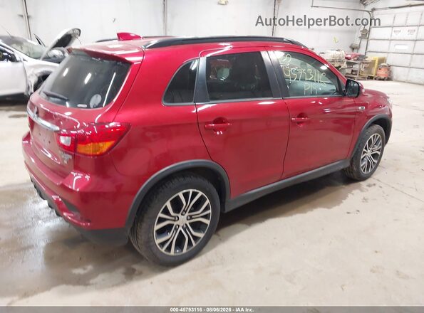 JA4AR4AW1KU001054 2019 MITSUBISHI OUTLANDER SPORT Red Tył prawy