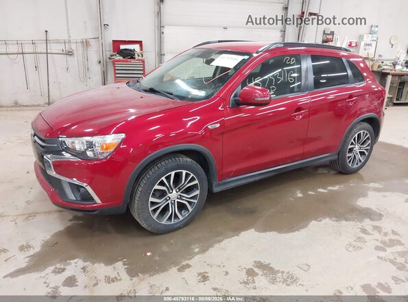 JA4AR4AW1KU001054 2019 MITSUBISHI OUTLANDER SPORT Red Przód lewy
