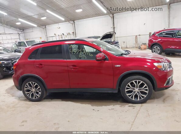 JA4AR4AW1KU001054 2019 MITSUBISHI OUTLANDER SPORT Red Widok wnętrza z tyłu