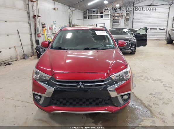 JA4AR4AW1KU001054 2019 MITSUBISHI OUTLANDER SPORT Red Widok zestawu wskaźników