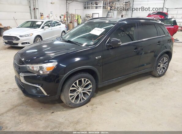 JA4AR4AW2HZ061310 2017 MITSUBISHI OUTLANDER SPORT Black წინა მარცხენა ხედი სამი მეოთხედიდან