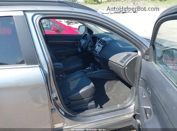 JA4AR4AW7GZ040225 2016 MITSUBISHI OUTLANDER SPORT Gray წინა სალონის ხედი