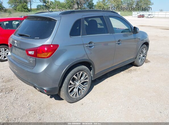 JA4AR4AW7GZ040225 2016 MITSUBISHI OUTLANDER SPORT Gray უკანა მარჯვენა