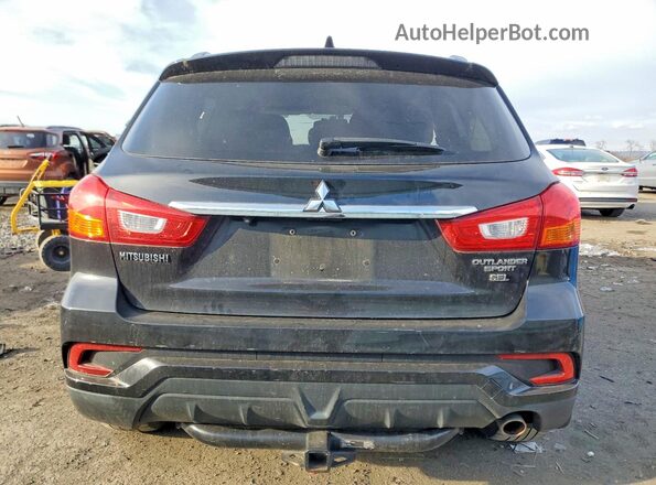 JA4AR4AW8JU024698 2018 MITSUBISHI OUTLANDER Black Вид ззаду