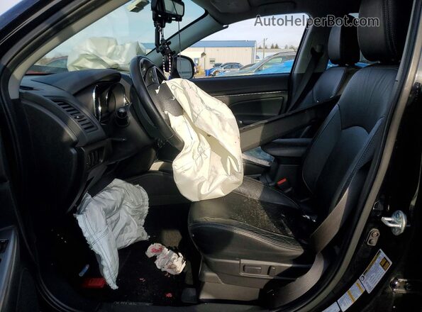 JA4AR4AW8JU024698 2018 MITSUBISHI OUTLANDER Black Вид салону спереду