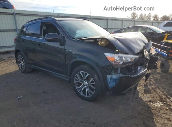 JA4AR4AW8JU024698 2018 MITSUBISHI OUTLANDER Black Передня права чверть