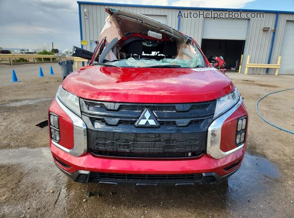 JA4ARUAU2TU006697 2026 MITSUBISHI OUTLANDER Red VIN კოდის სტიკერის ხედი