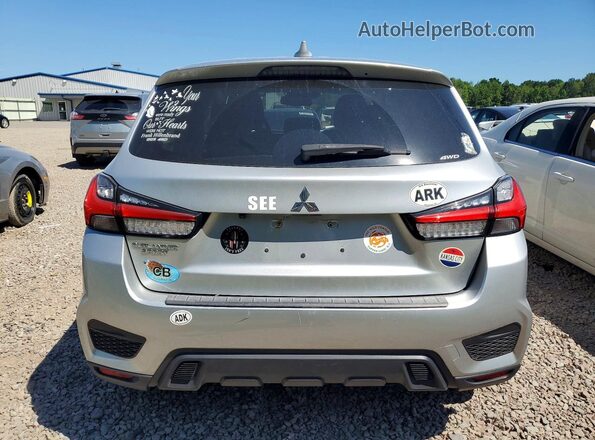 JA4ARUAU6MU030924 2021 MITSUBISHI OUTLANDER Silver Հետևի տեսք
