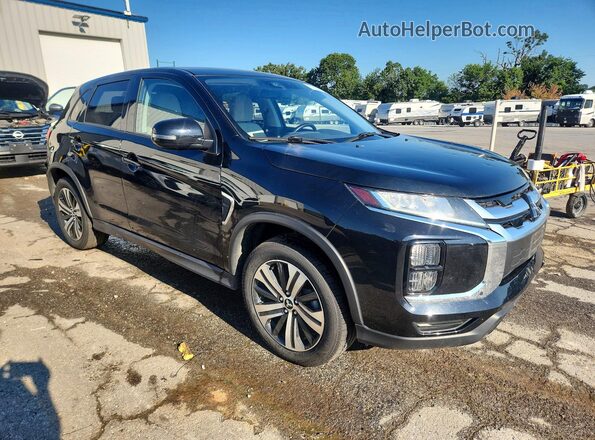 JA4ARUAU8MU003546 2021 MITSUBISHI OUTLANDER Black Delantero derecho