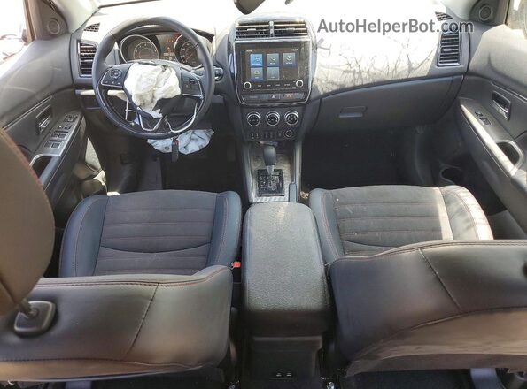 JA4ARUAU8TU002587 2022 MITSUBISHI OUTLANDER Black წინა პანელის ხედი