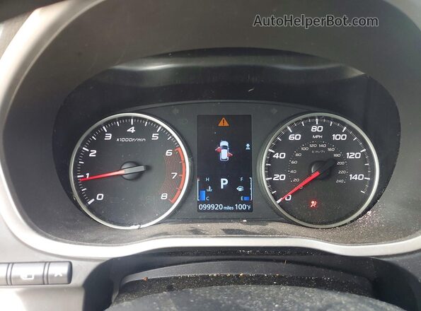 JA4AS3AA3KZ023644 2019 MITSUBISHI ECLIPSE Red Widok zestawu wskaźników