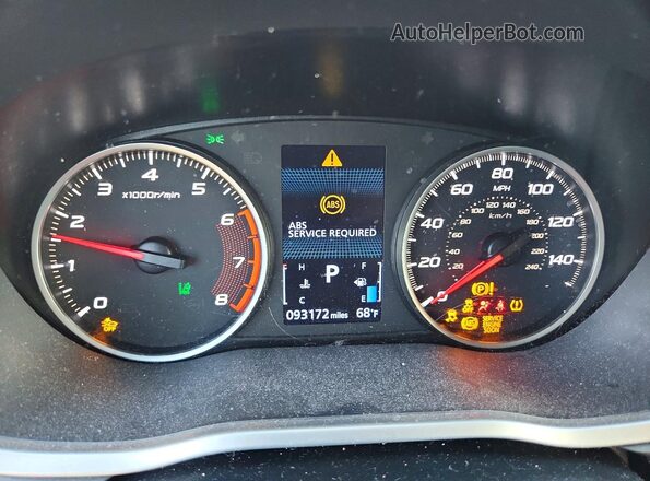 JA4AS5AA4LZ005540 2020 MITSUBISHI ECLIPSE Silver Вид щитка приладів