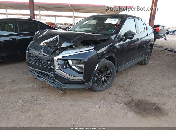 JA4ASVAA3NZ014278 2022 MITSUBISHI ECLIPSE CROSS Black წინა მარცხენა ხედი სამი მეოთხედიდან