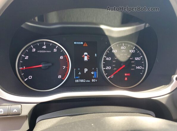 JA4AT4AA2JZ046883 2018 MITSUBISHI ECLIPSE Черный Вид щитка приборов