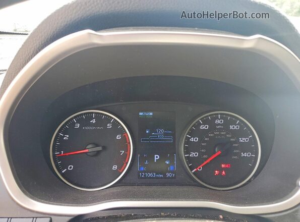 JA4AT4AA4KZ013773 2019 MITSUBISHI ECLIPSE Red ხელსაწყოთა პანელის ხედი