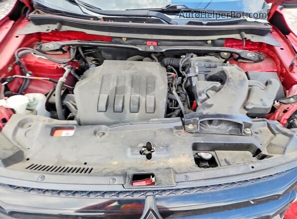 JA4AT4AA6JZ065680 2018 MITSUBISHI ECLIPSE Red Շարժիչի բաժամունքի տեսք
