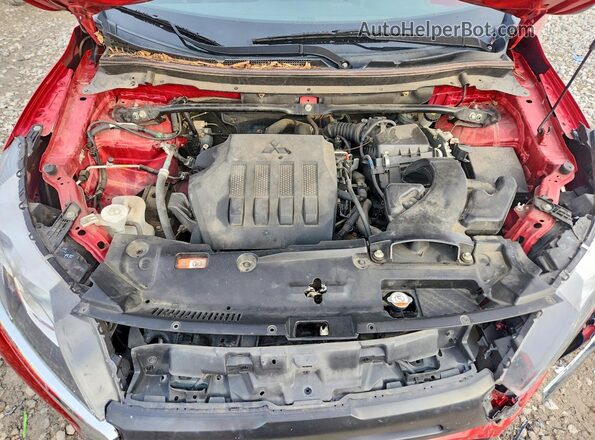 JA4AT4AA6JZ067610 2018 MITSUBISHI ECLIPSE Red Widok komory silnika
