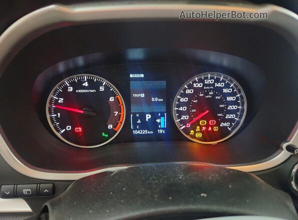 JA4AT4AA6JZ617341 2018 MITSUBISHI ECLIPSE Черный Вид щитка приборов