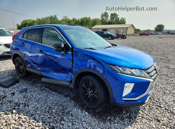 JA4AT4AA9JZ065401 2018 MITSUBISHI ECLIPSE Blue Передня права чверть