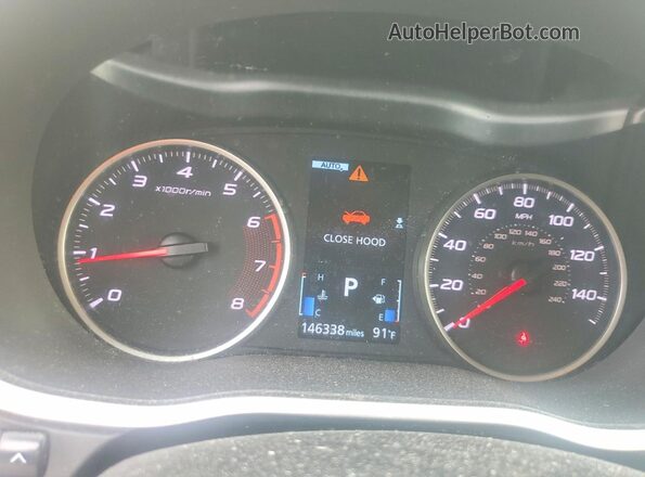JA4AT4AAXJZ048641 2018 MITSUBISHI ECLIPSE Gray Вид щитка приладів