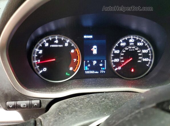 JA4AT5AA0KZ052902 2019 MITSUBISHI ECLIPSE Red Вид щитка приладів