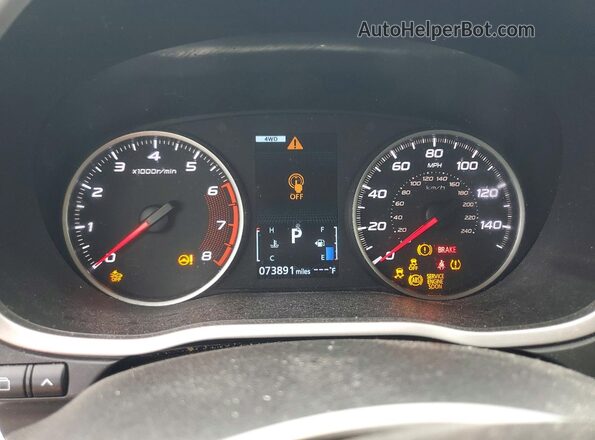 JA4AT5AA6JZ066463 2018 MITSUBISHI ECLIPSE Серый Вид щитка приборов