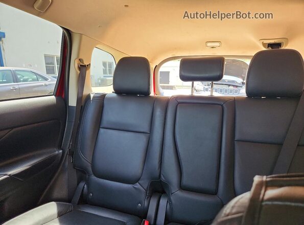 JA4AZ3A31KZ027530 2019 MITSUBISHI OUTLANDER Red Widok tylnych siedzeń