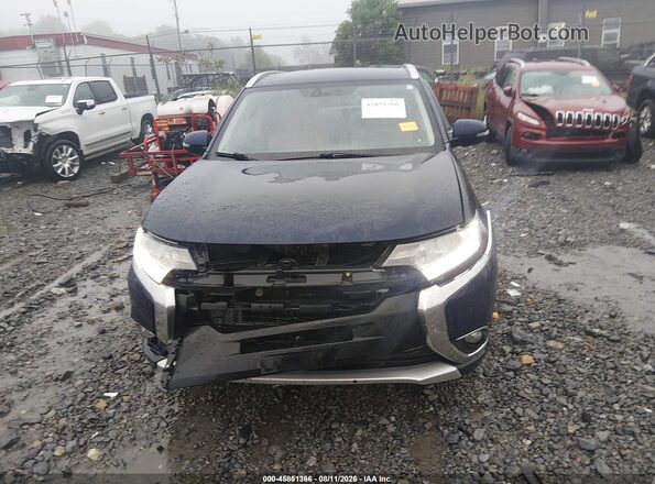 JA4AZ3A34JZ056809 2018 MITSUBISHI OUTLANDER Black Widok wnętrza z tyłu
