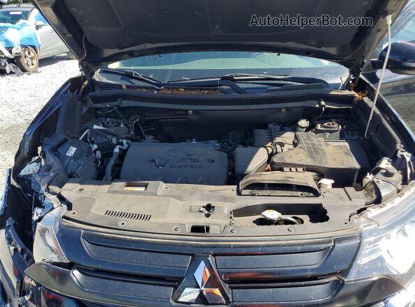 JA4AZ3A35HZ065447 2017 MITSUBISHI OUTLANDER Black Вид підкапотного простору