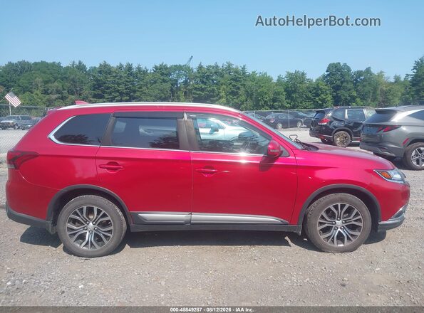 JA4AZ3A36HZ029279 2017 MITSUBISHI OUTLANDER Красный Вид задней части салона
