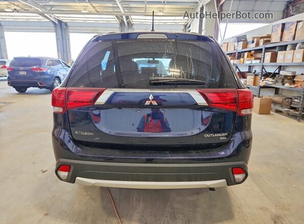 JA4AZ3A37GZ038832 2016 MITSUBISHI OUTLANDER Blue Rear view