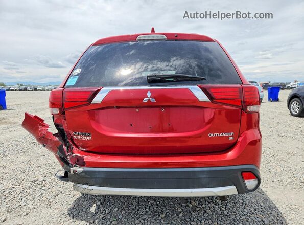 JA4AZ3A37JZ055041 2018 MITSUBISHI OUTLANDER Red Rear view