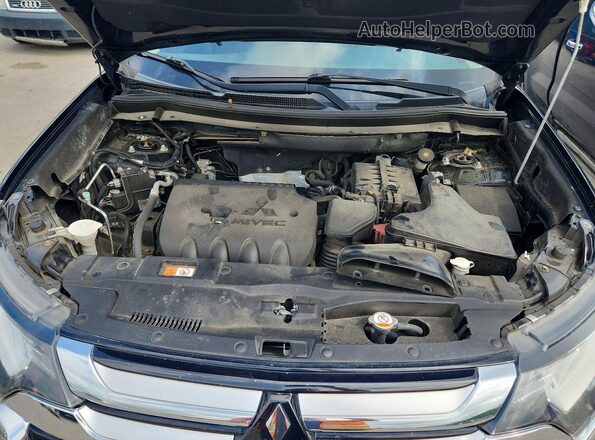 JA4AZ3A39GZ037892 2016 MITSUBISHI OUTLANDER Black Widok komory silnika