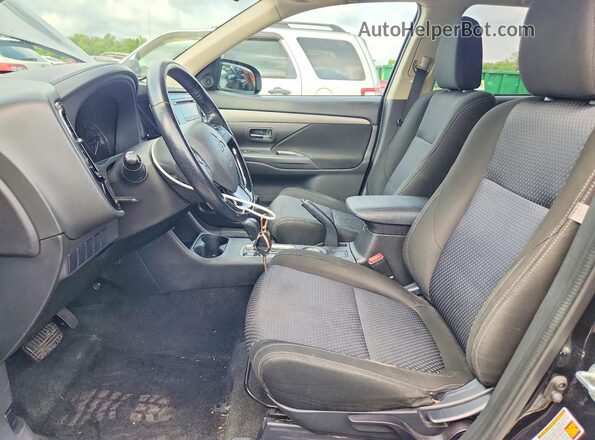JA4AZ3A39GZ037892 2016 MITSUBISHI OUTLANDER Black Widok wnętrza z przodu