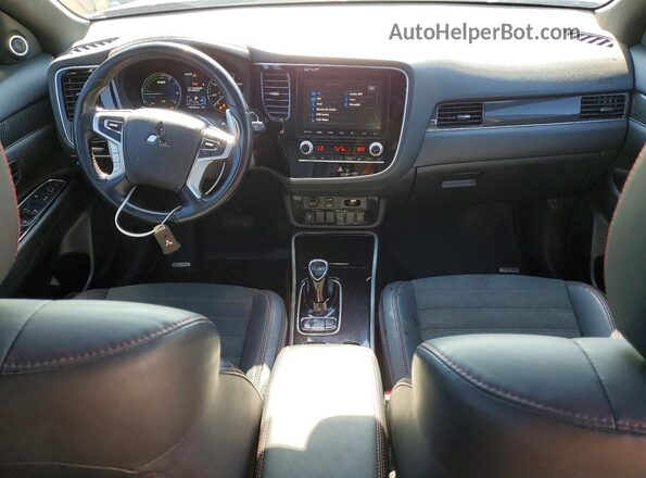JA4J2VA78MZ000671 2021 MITSUBISHI OUTLANDER Maroon Dashboard view