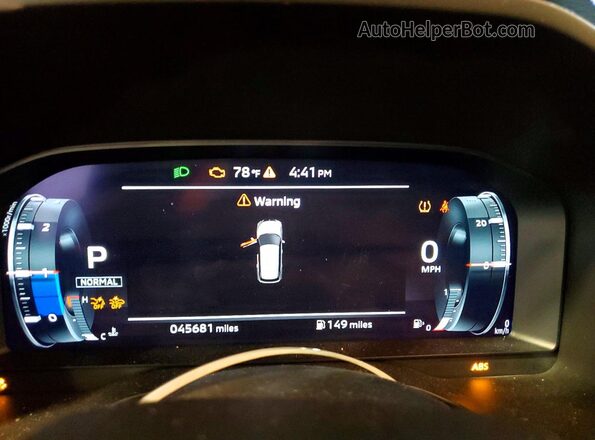 JA4J3VA82PZ014821 2023 MITSUBISHI OUTLANDER Black Instrument cluster view