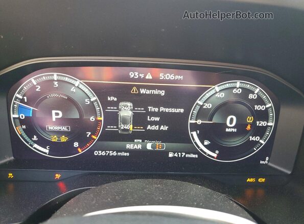 JA4J3VA89PZ043832 2023 MITSUBISHI OUTLANDER Gray ხელსაწყოთა პანელის ხედი