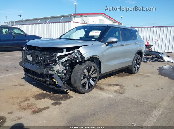 JA4J3VABXTZ047491 2026 MITSUBISHI OUTLANDER Silver Առջևի ձախ երեք քառորդ տեսարան