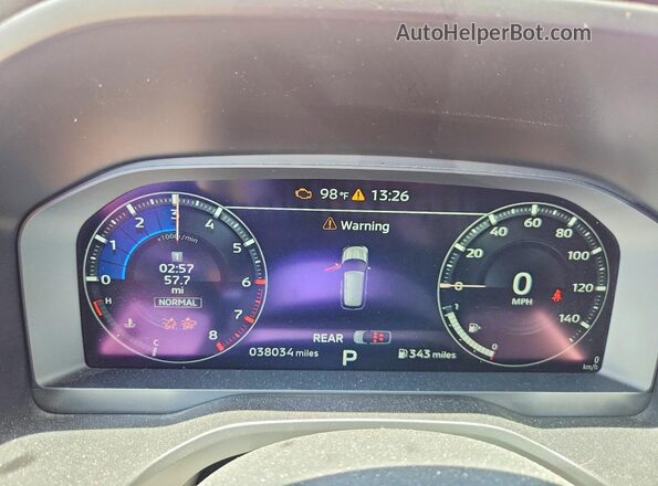 JA4J3WA81RZ012146 2024 MITSUBISHI OUTLANDER Red ხელსაწყოთა პანელის ხედი