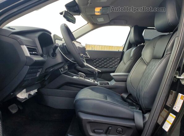 JA4J3WA86RZ024387 2024 MITSUBISHI OUTLANDER Black Вид салону спереду