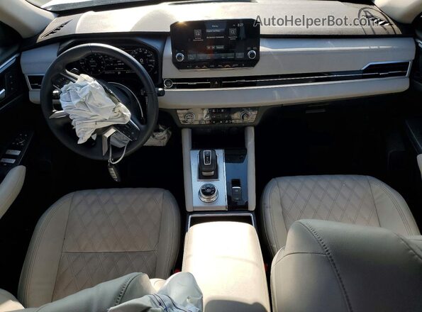 JA4J3WA87RZ005413 2024 MITSUBISHI OUTLANDER White Widok deski rozdzielczej