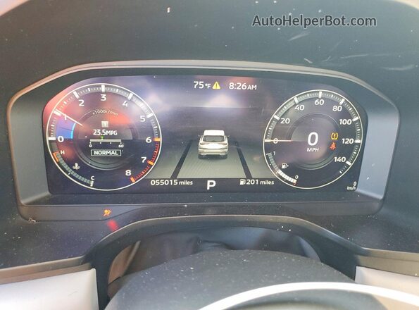 JA4J3WA87RZ005413 2024 MITSUBISHI OUTLANDER White Widok zestawu wskaźników