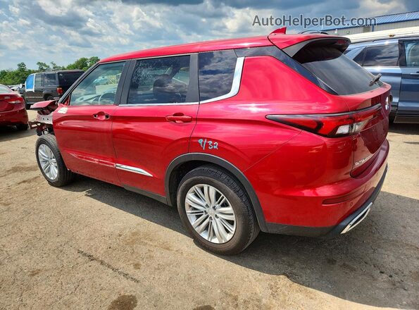 JA4J4TA89NZ033879 2022 MITSUBISHI OUTLANDER Red Tył lewy
