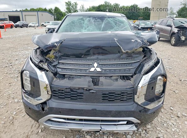 JA4J4UA84NZ017952 2022 MITSUBISHI OUTLANDER Black Front view