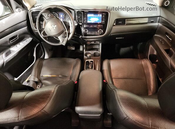 JA4JZ4AX0GZ055190 2016 MITSUBISHI OUTLANDER Black Widok deski rozdzielczej